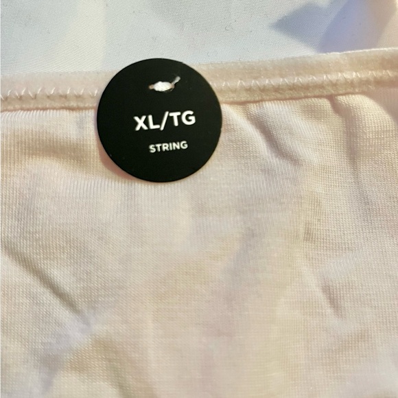 Sz XL La vie en rose thong light pink NWT - Picture 3 of 4